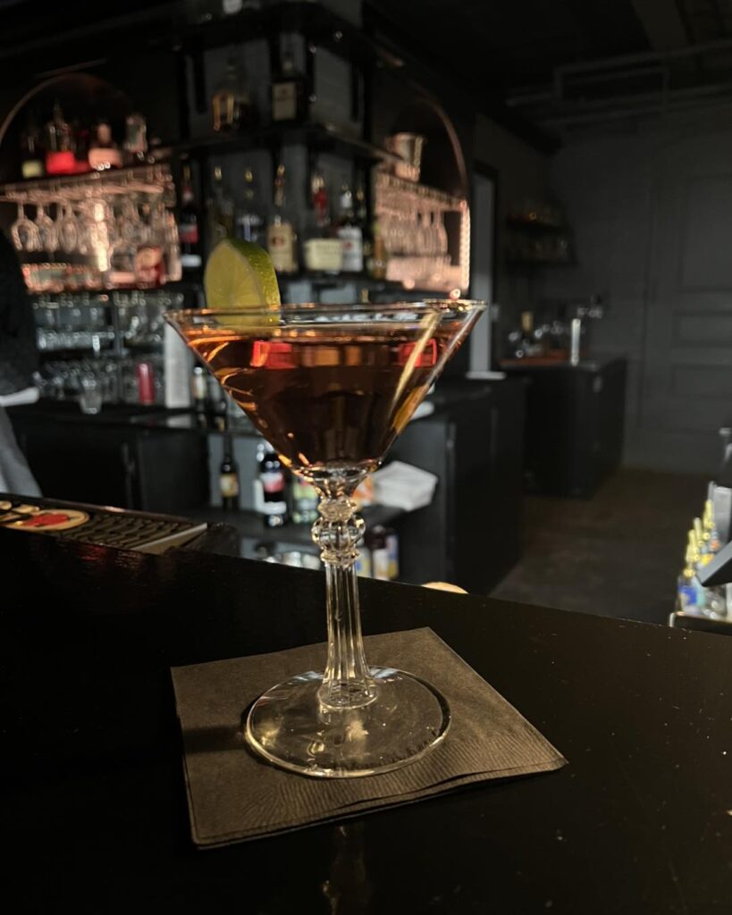 craft cocktails at the Mailroom speakeasy in Bainbridge, GA below the Old Post Office event space