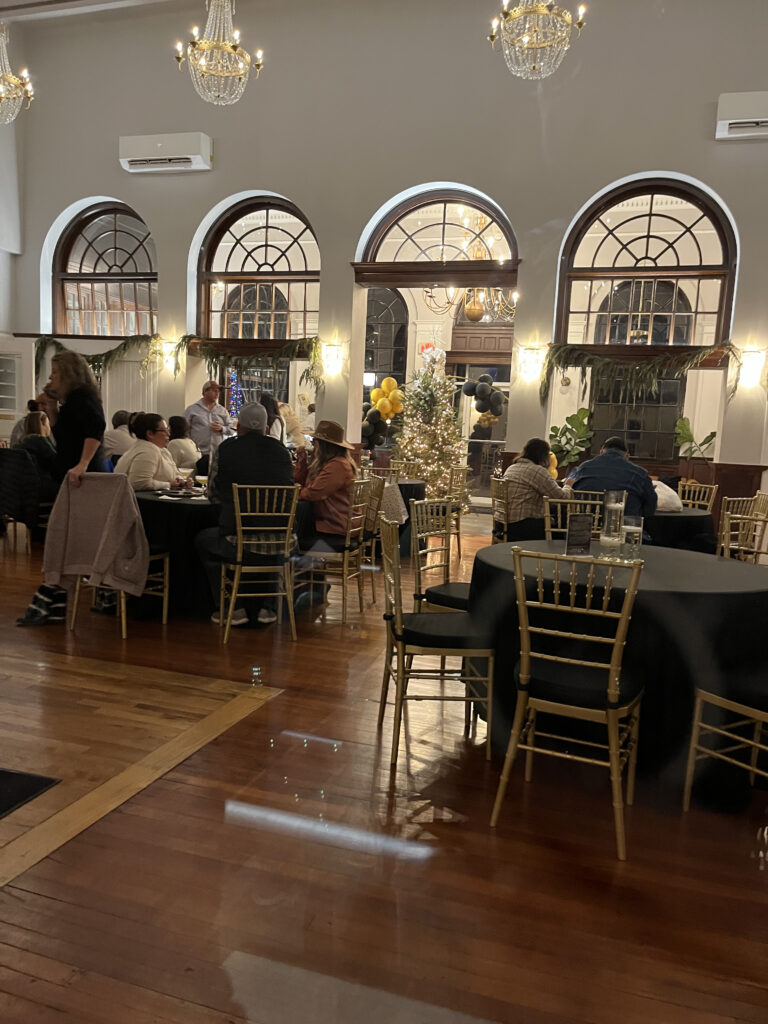 Christmas Ballroom Old Post Office Bainbridge GA Event Venue