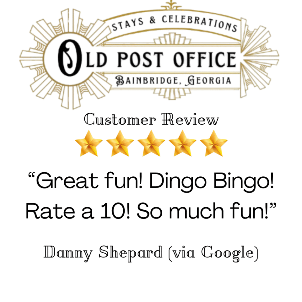Old Post Office Review Bainbridge GA 5 stars