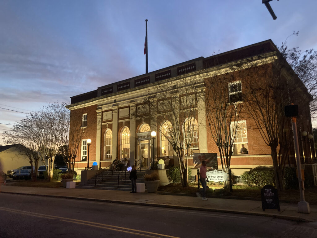 Dusk Old Post Office Sunset Bainbridge GA 