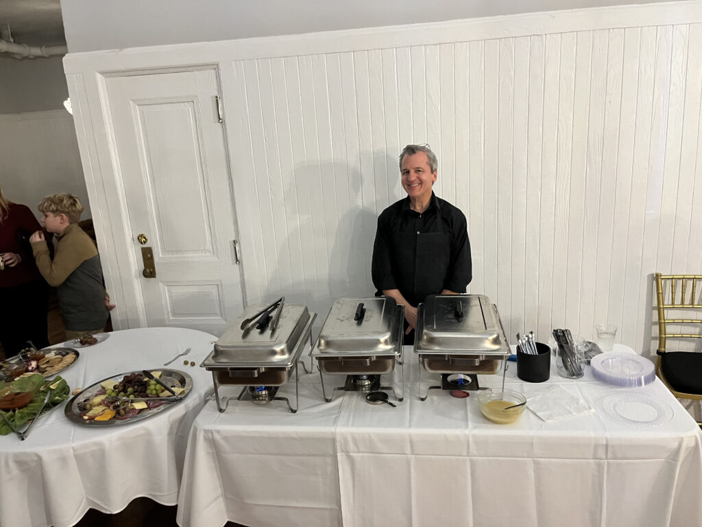 Susie And Sams Catering an event in the Old Post Office Ballroom